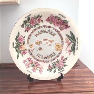 VINTAGE Hawaii Souvenir Collectible Wall Plate 8” Travel Plate